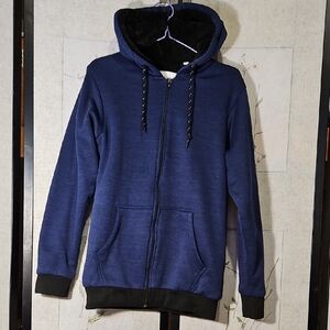 Paperdenim&cloth Blue Zip Up Sweater